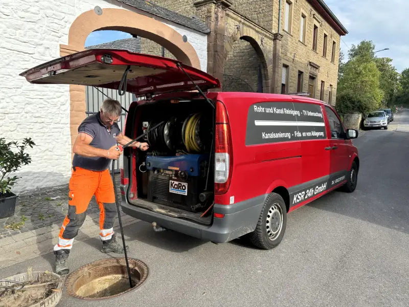 KSR24 Rohrreinigung Einsatzfahrzeug in Kreuzau