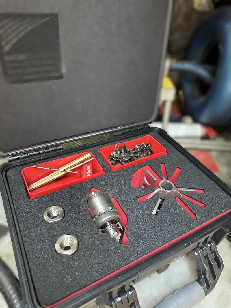 Fräsen von Ablagerungen Kreuzau